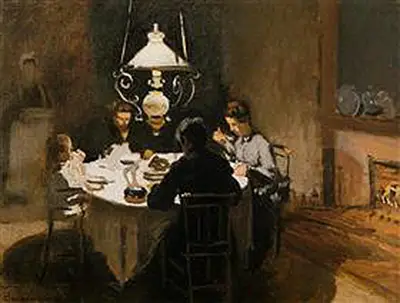 The Dinner Claude Monet